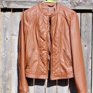 Faux Leather Jacket
